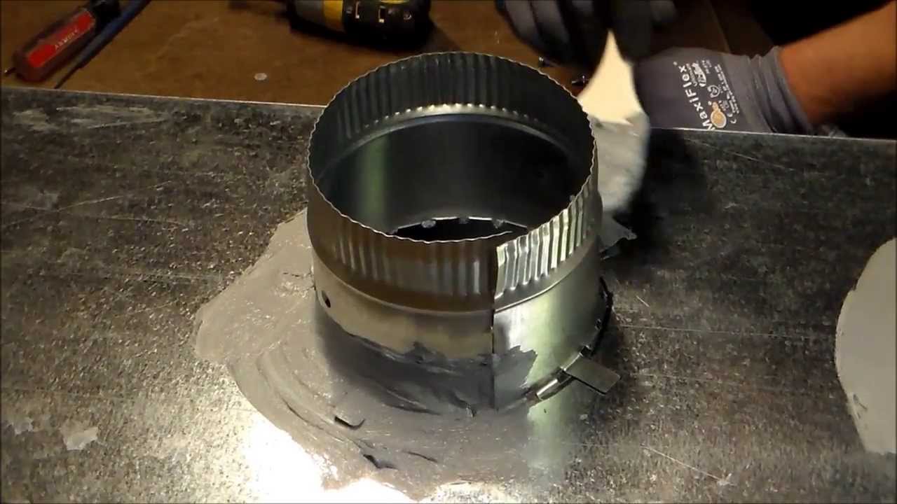 How to install a duct takeoff  start collar-The Sheet Metal Kid