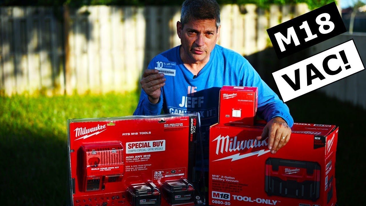 Milwaukee M18 Vacuum Cordless Wet/Dry Tool Review 2 Gal. 0880-20