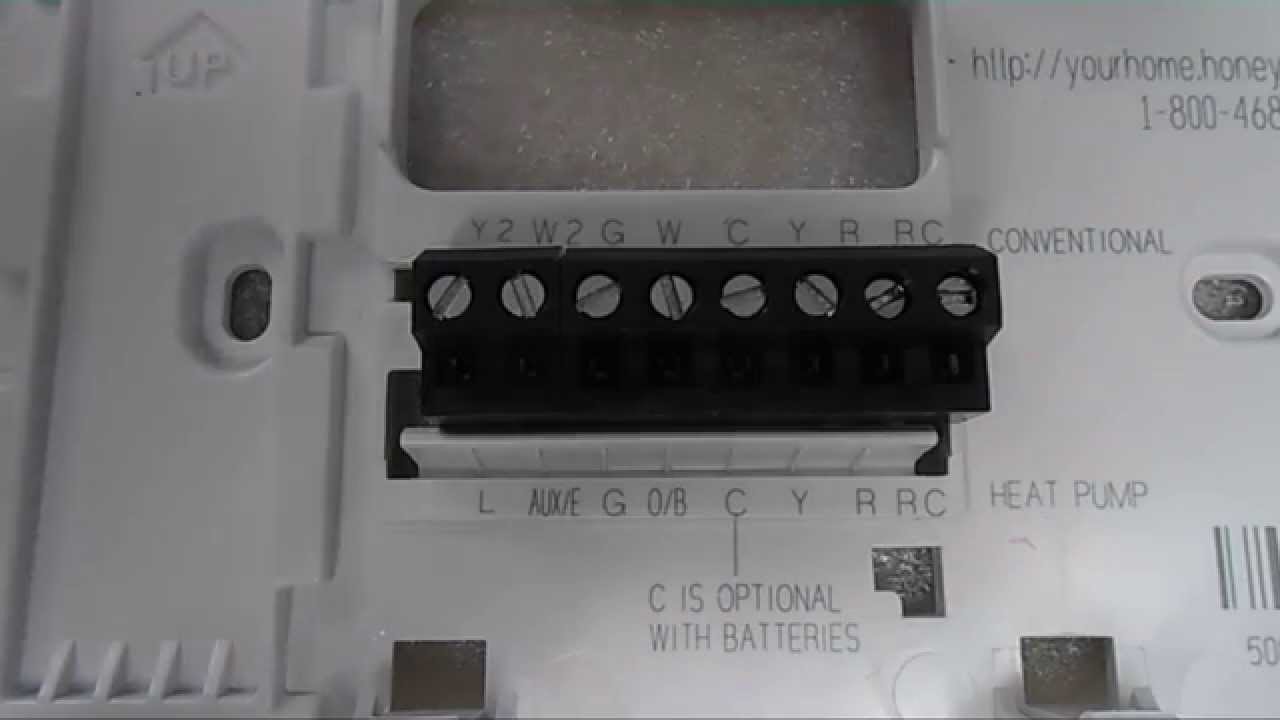 Honeywell Thermostat Installation and Wiring