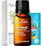 Gya Labs Dill Essential Oil for Diffuser - 0.34 Fl Oz - 100% Pure Natural Dill Oil for Massages, Skin, Aromatherapy DIY & Candle Making - Spicy Earthy & Sweet Scent