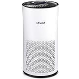 LEVOIT Air Purifiers for Home Large Room With Air Quality Monitor, Quiet Odor Eliminators for Bedroom, 3-in-1 Filter, Auto Mode, Cleaner for Allergies, Pets, Smoke, Mold, Pollen, Dust, LV-H133, White