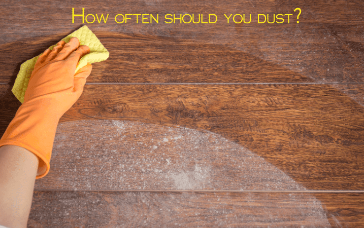 how to dust a house