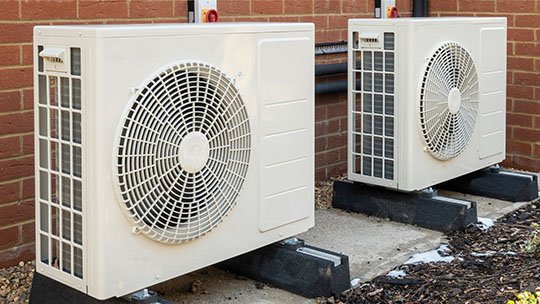 ac outdoor unit blowing cold air