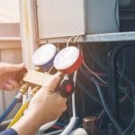charging a heat pump with refrigerant