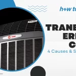 trane e12 error code