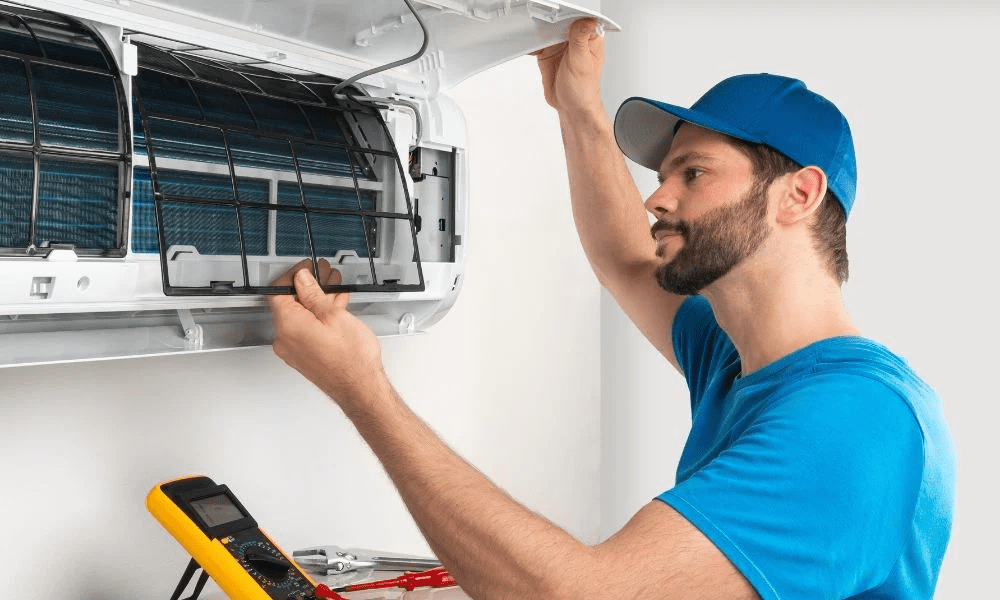 mini-split AC unit