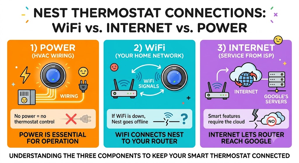 WiFi vs Internet vs Power (this is where people get tripped up)