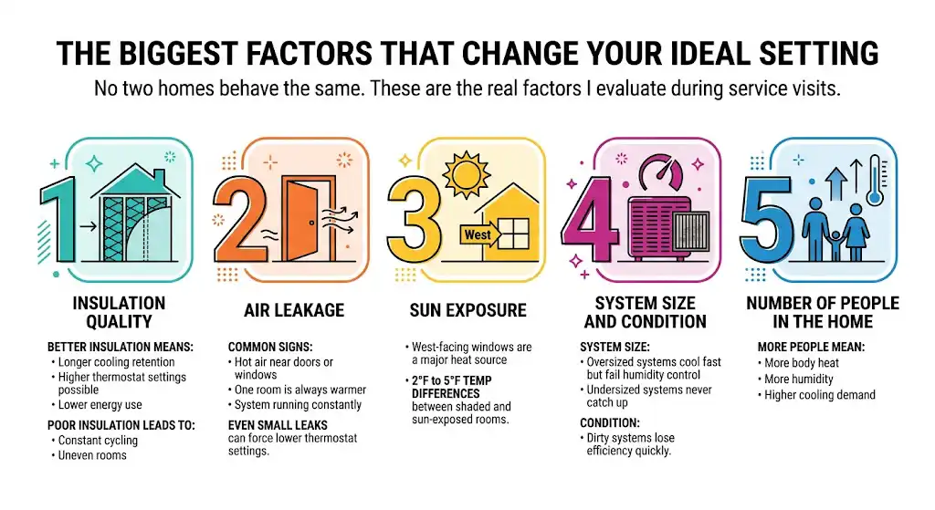 The Biggest Factors That Change Your Ideal Setting