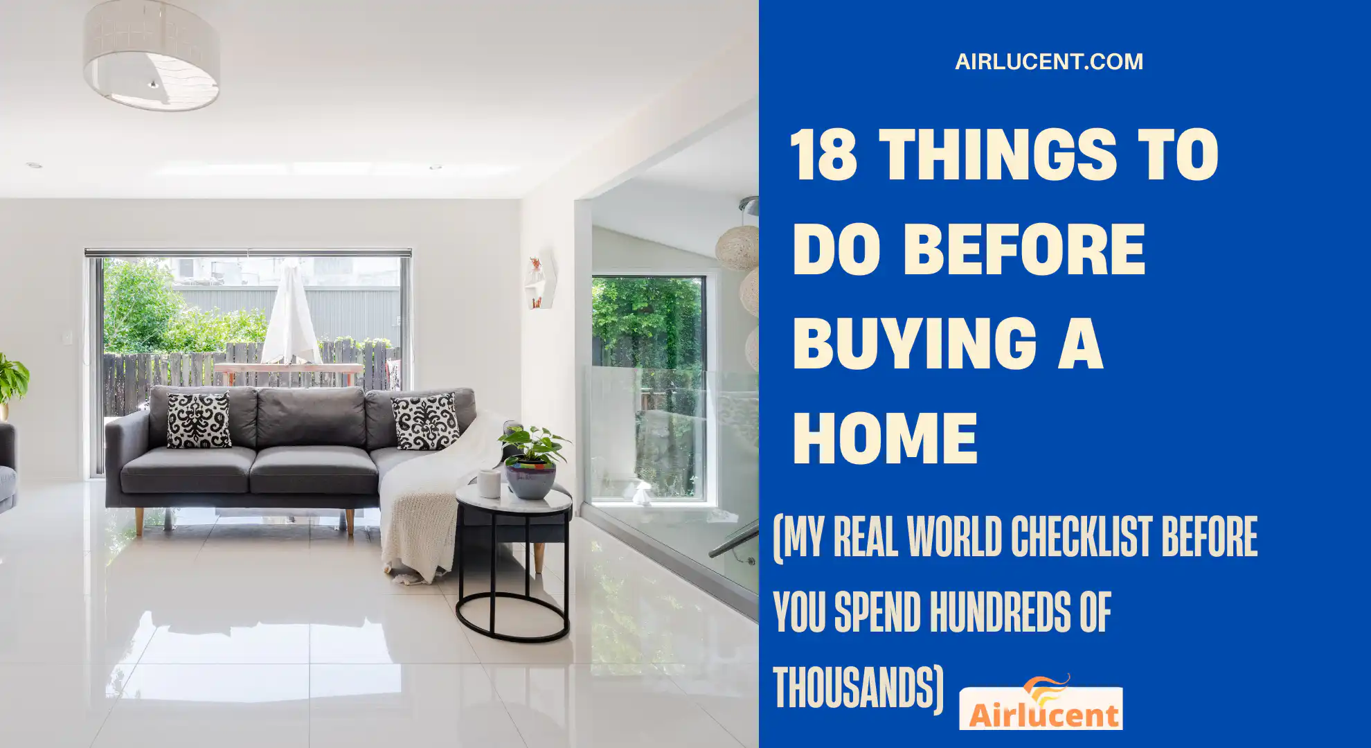 18 Things to Do Before Buying a Home