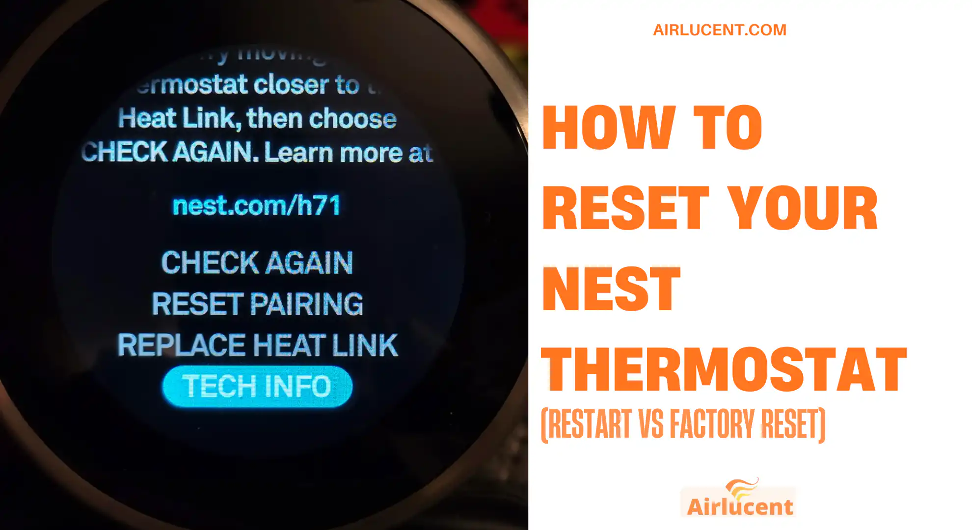 How to Reset Your Nest Thermostat