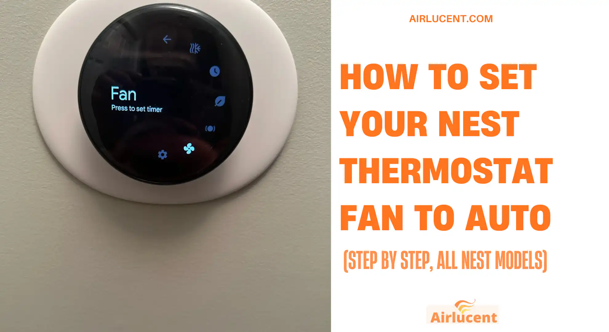 How to Set Your Nest Thermostat Fan to Auto