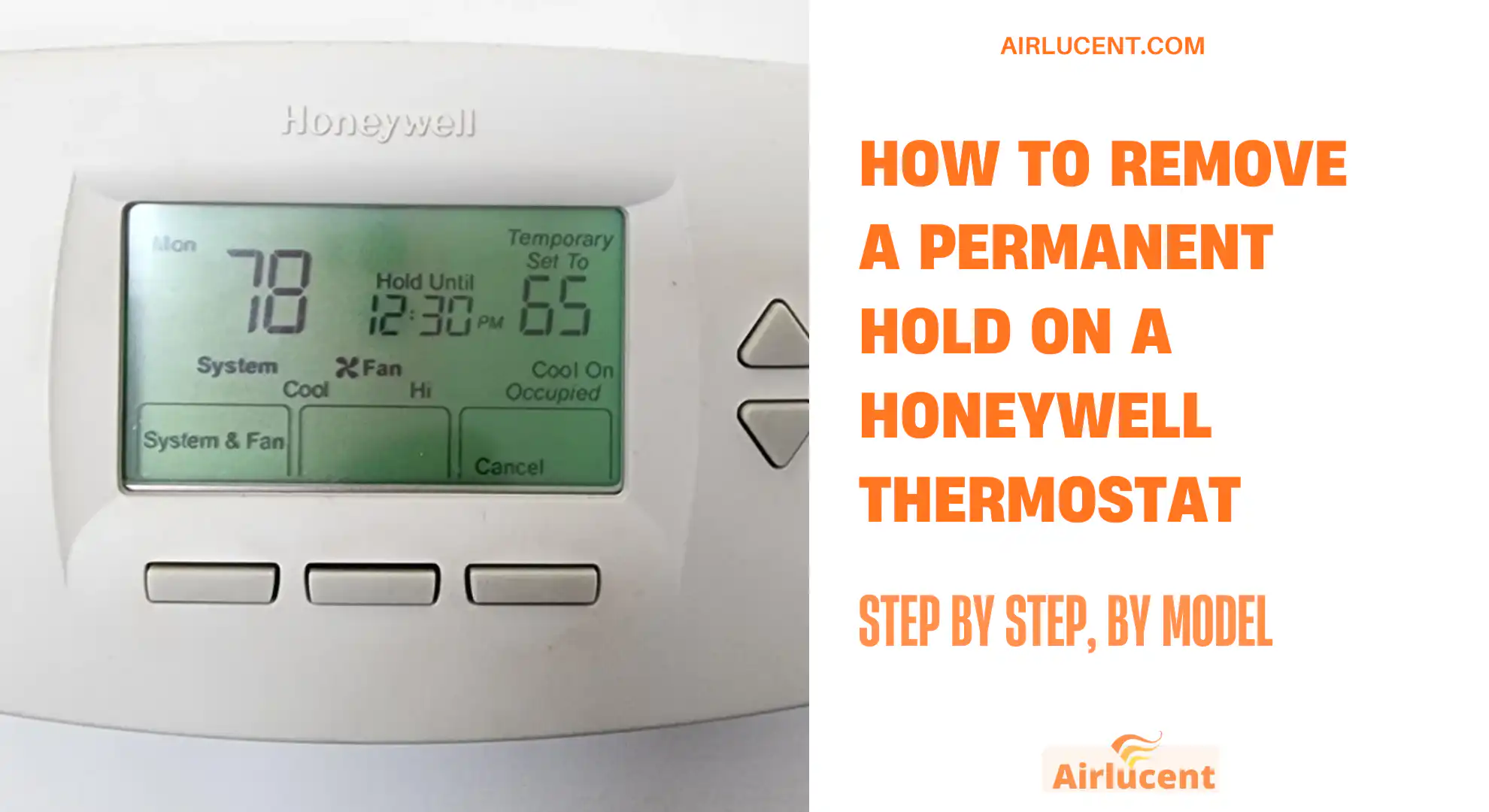 How to Remove a Permanent Hold on a Honeywell Thermostat (Step by Step, by Model)