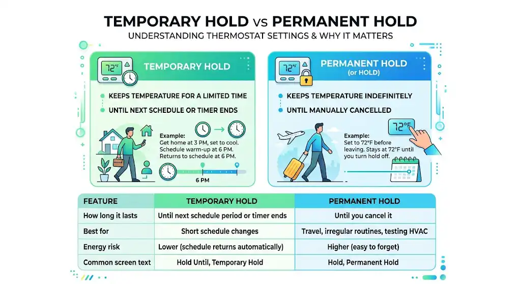 Temporary Hold vs Permanent Hold (why it matters)