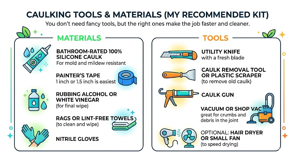 Tools and materials (what I actually recommend)