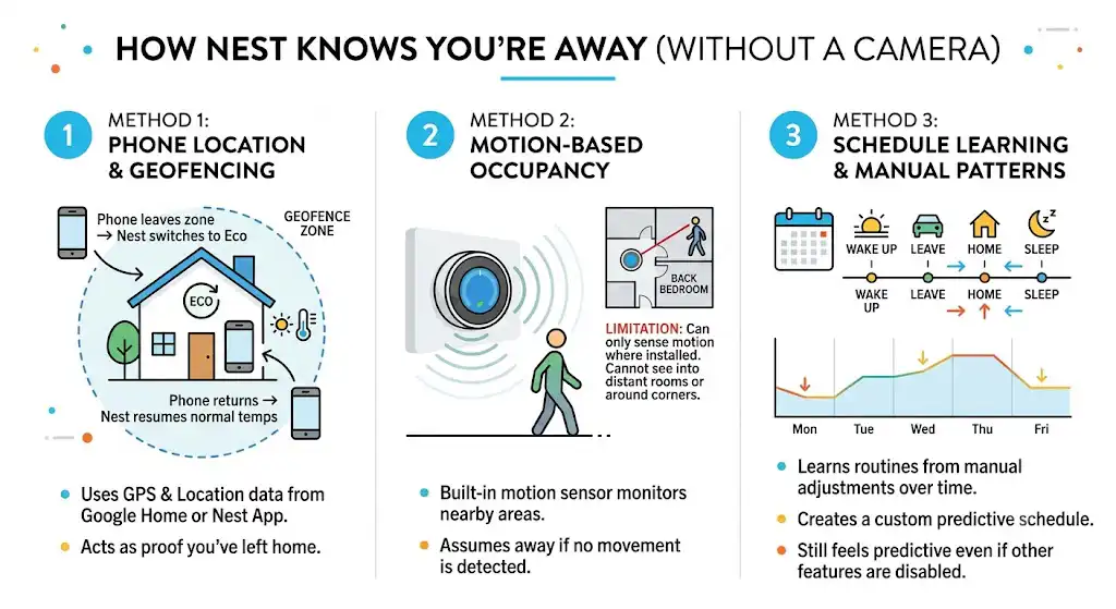How Nest knows you’re away (without a camera)