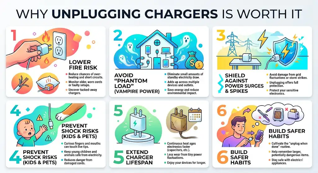 Why Unplugging Chargers Is Worth It