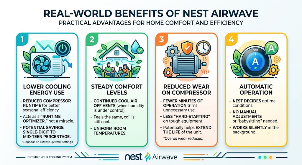 Key benefits of Nest Airwave
