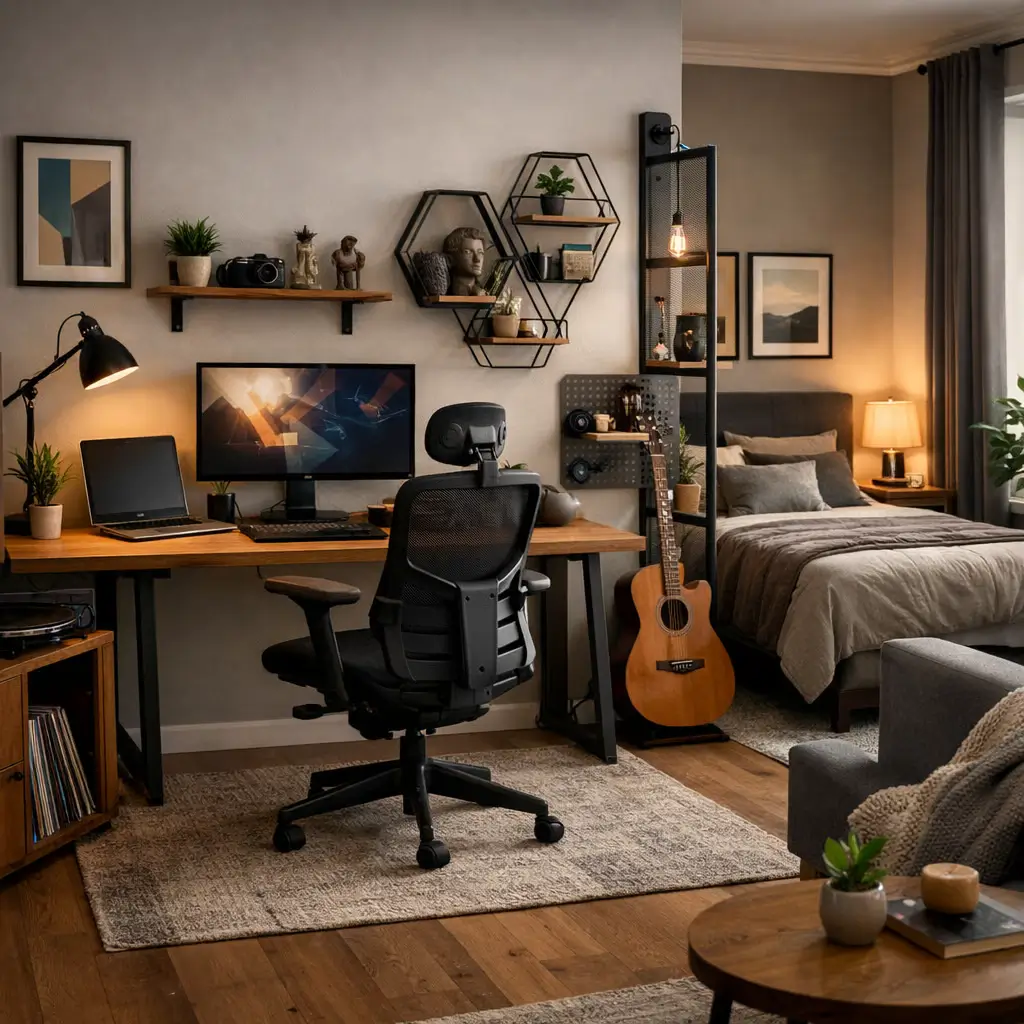 studio apartment ideas for men
