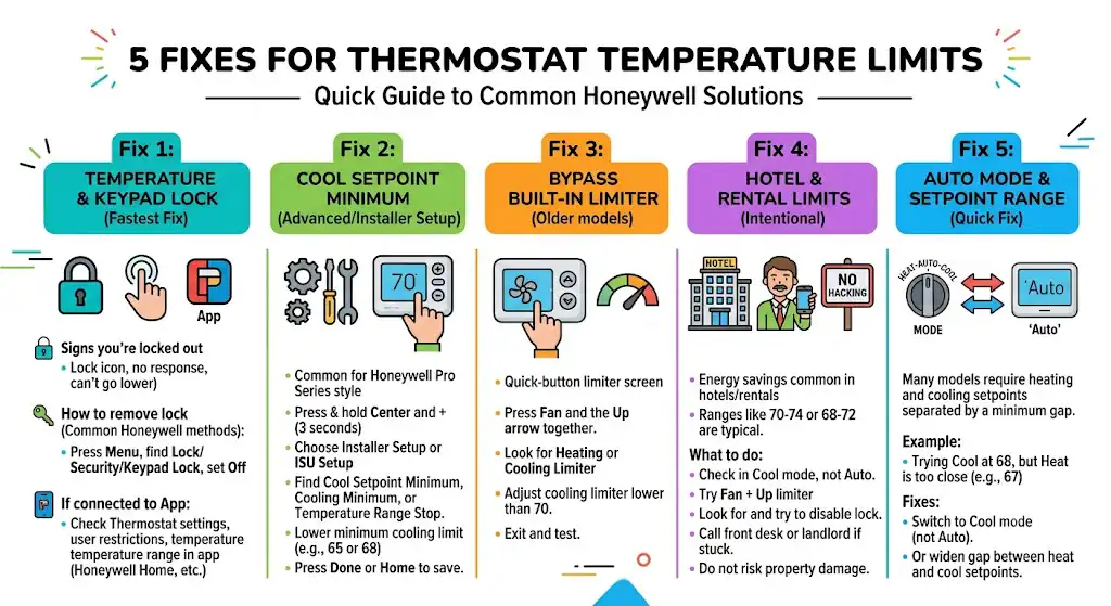 Fix 1: Check for a Temperature Lock or Keypad Lock
