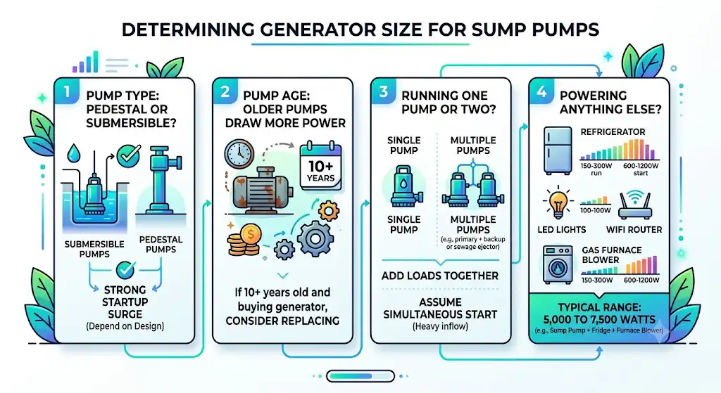 Don’t forget these 4 factors (they change the generator size fast)