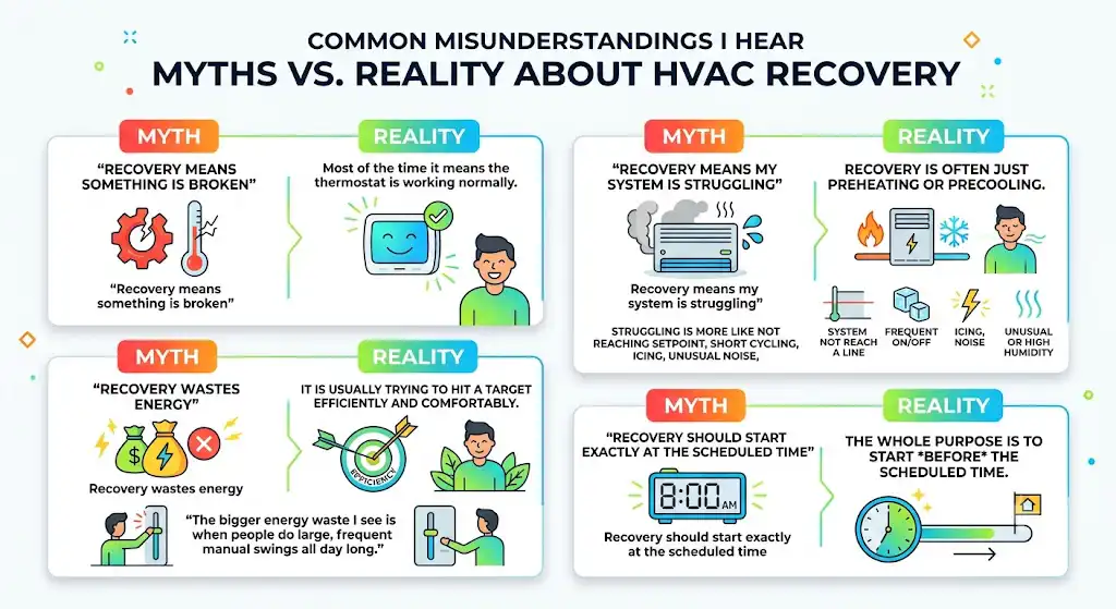 Common misunderstandings I hear (myths vs reality)