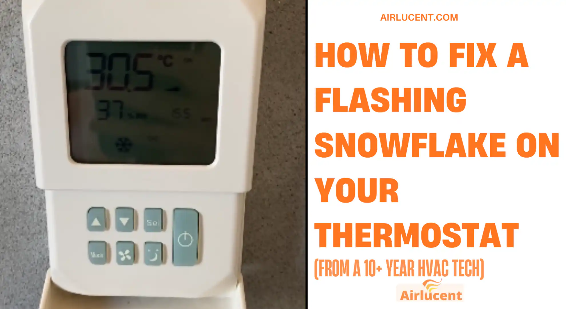 What Does a Flashing Snowflake Mean on a Thermostat?