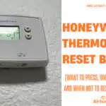 Honeywell Thermostat Reset Button