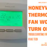 Honeywell Thermostat Fan Won’t Turn On