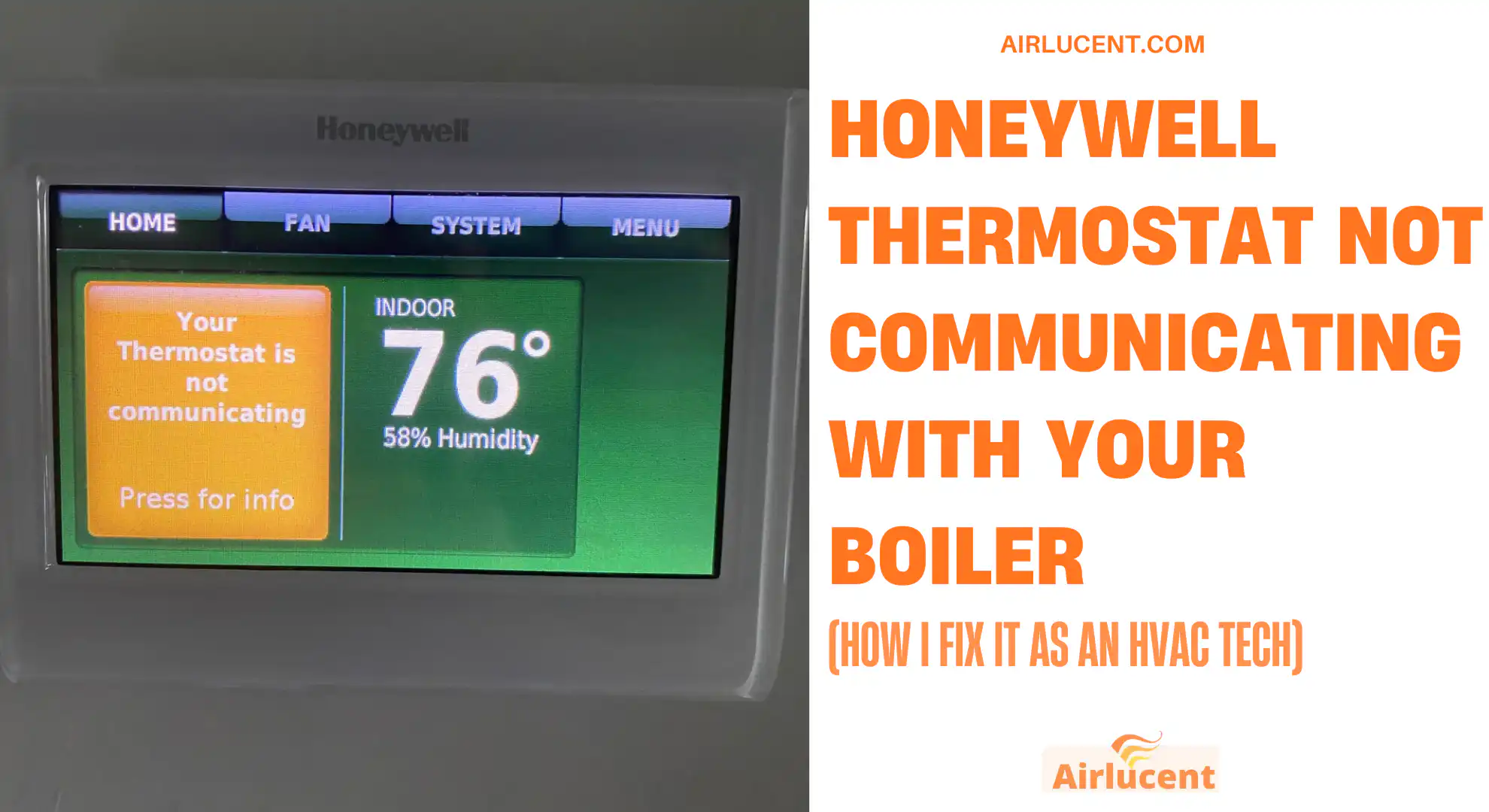 Honeywell Thermostat Not Communicating With Your Boiler