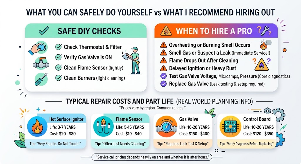 What you can safely do yourself vs what I recommend hiring out