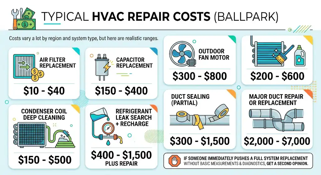 Typical Repair Costs (Ballpark)