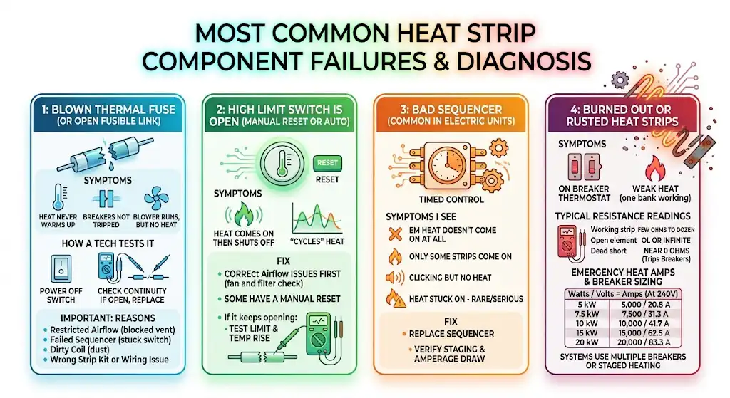 The most common component failures (and how they’re diagnosed)