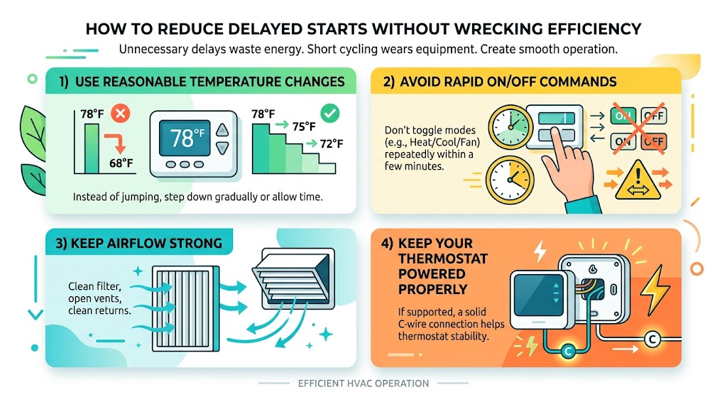 How to Reduce Delayed Starts Without Wrecking Efficiency