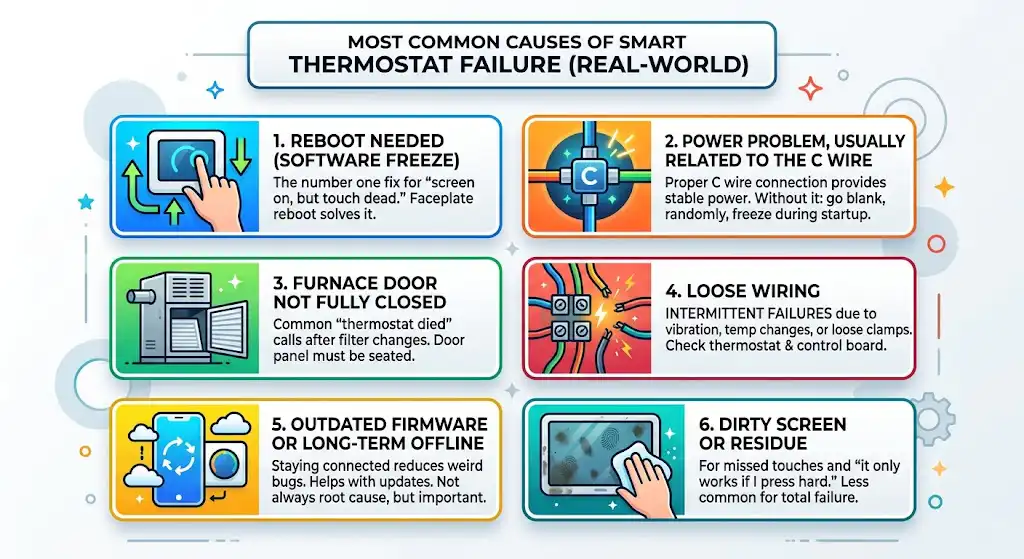 The most common causes I see (real-world)