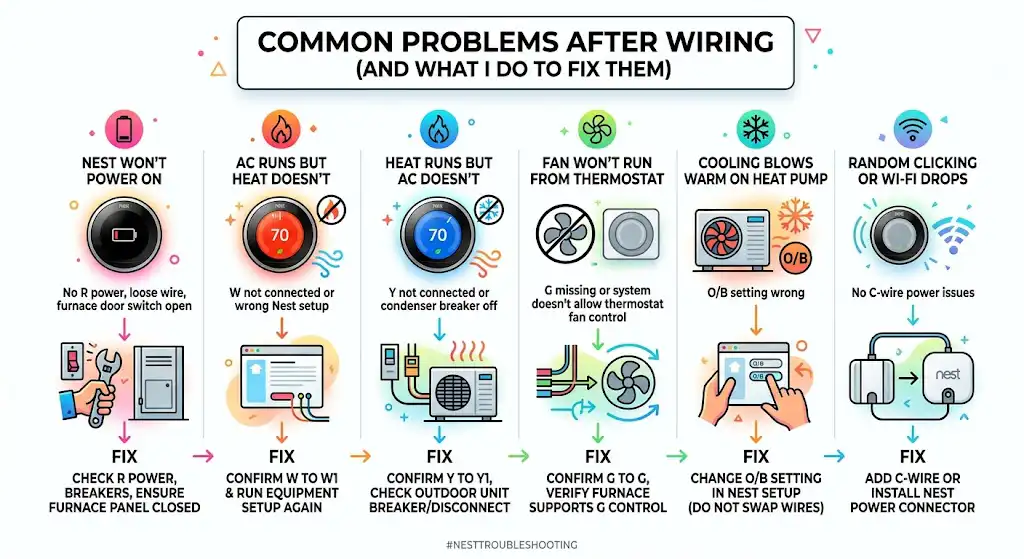 Common problems after wiring (and what I do to fix them)
