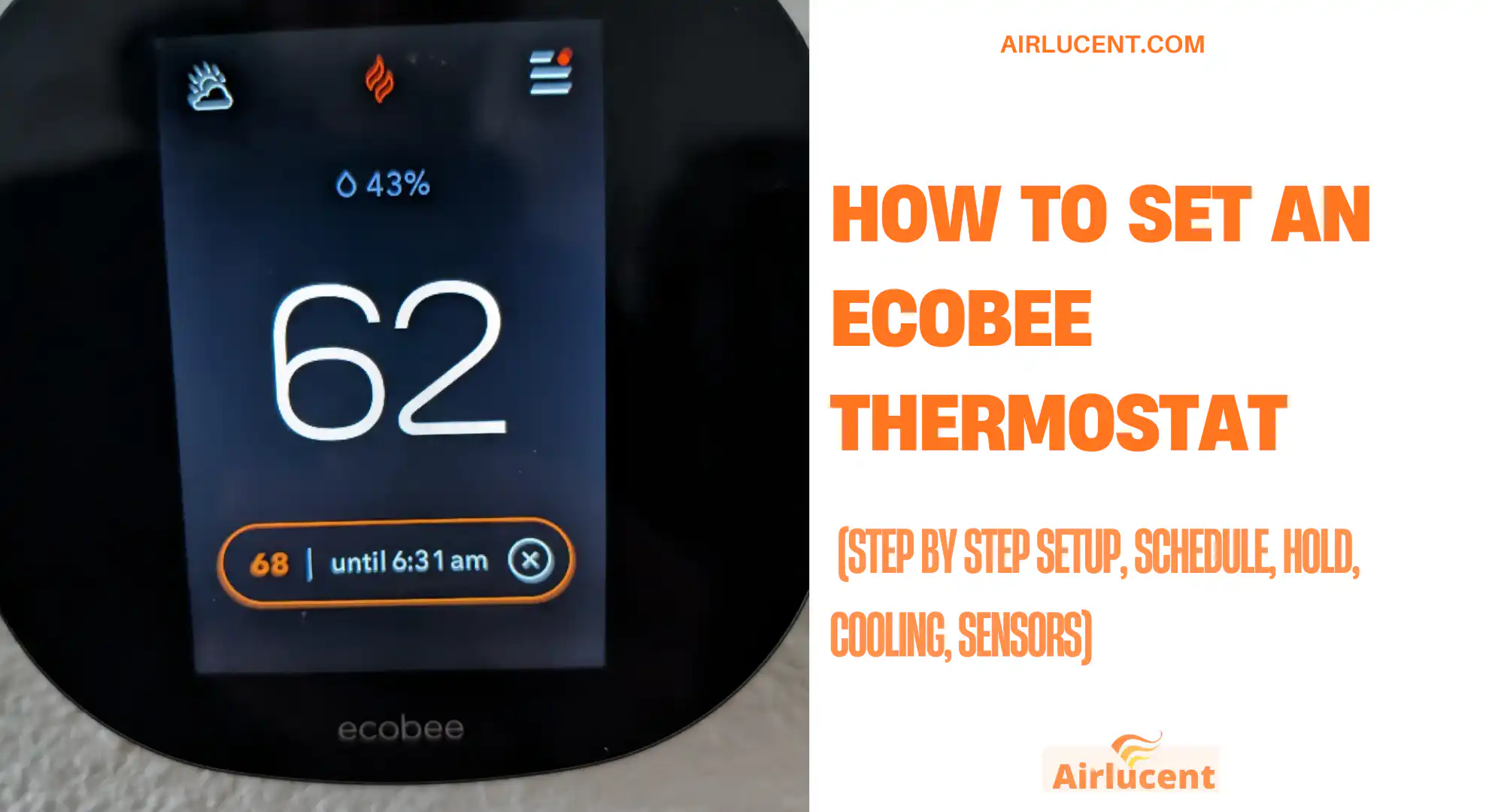 How to Set an Ecobee Thermostat