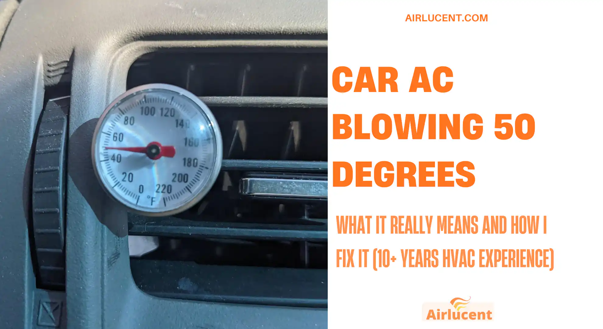 Car AC Blowing 50 Degrees