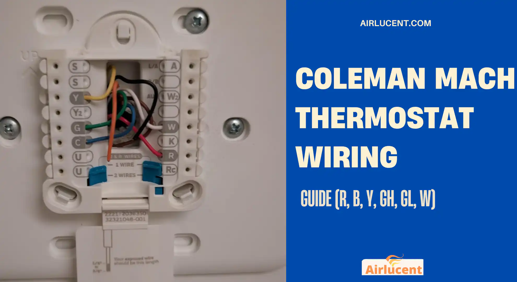 Coleman Mach Thermostat Wiring
