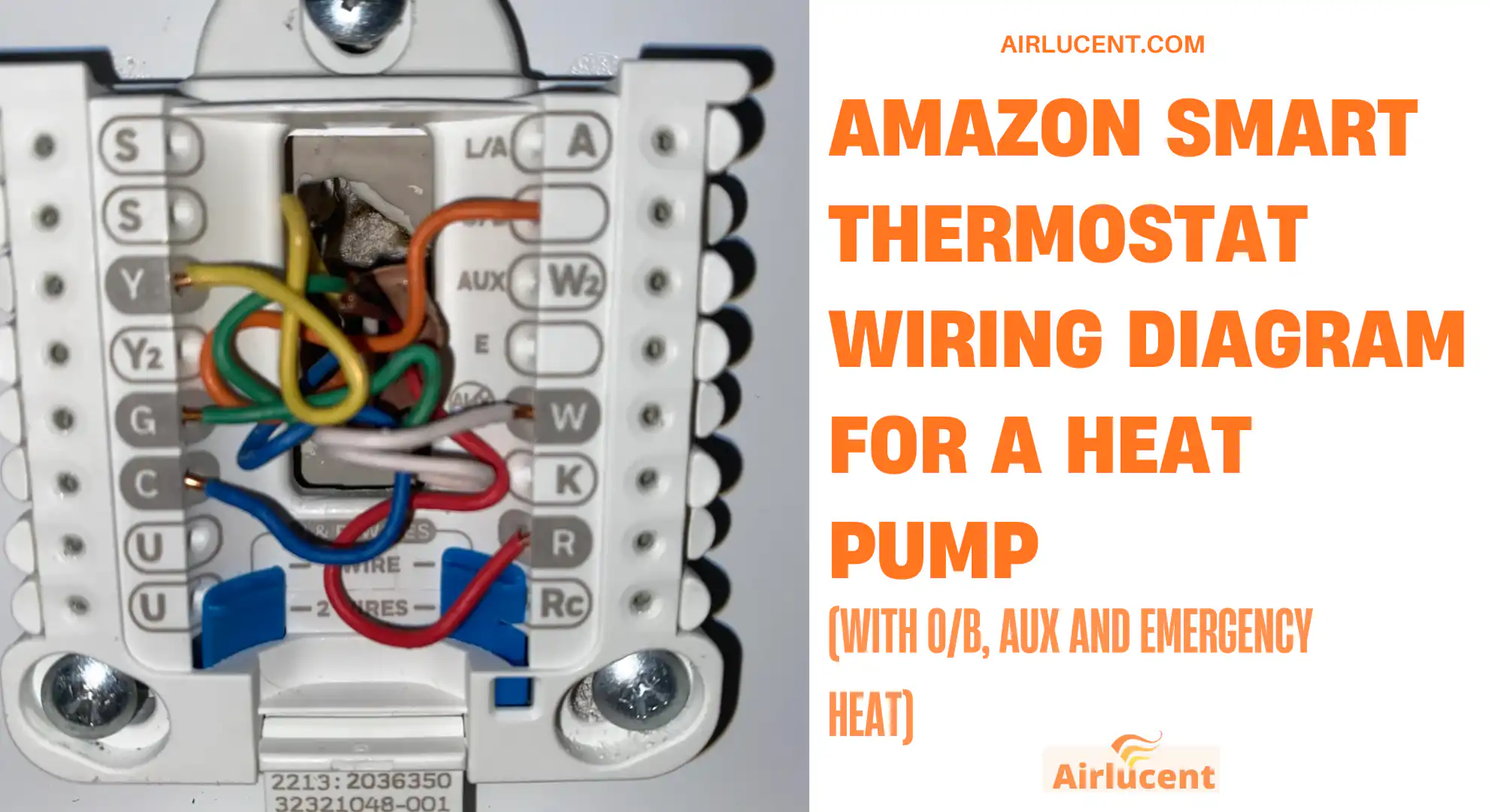 Amazon Smart Thermostat Wiring Diagram for a Heat Pump