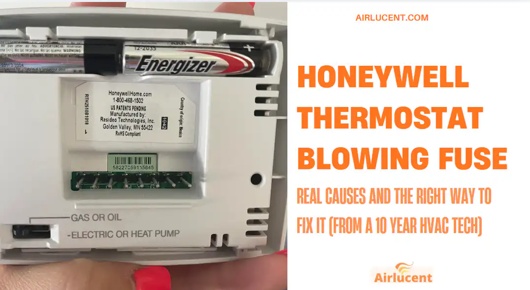 Honeywell Thermostat Blowing Fuse
