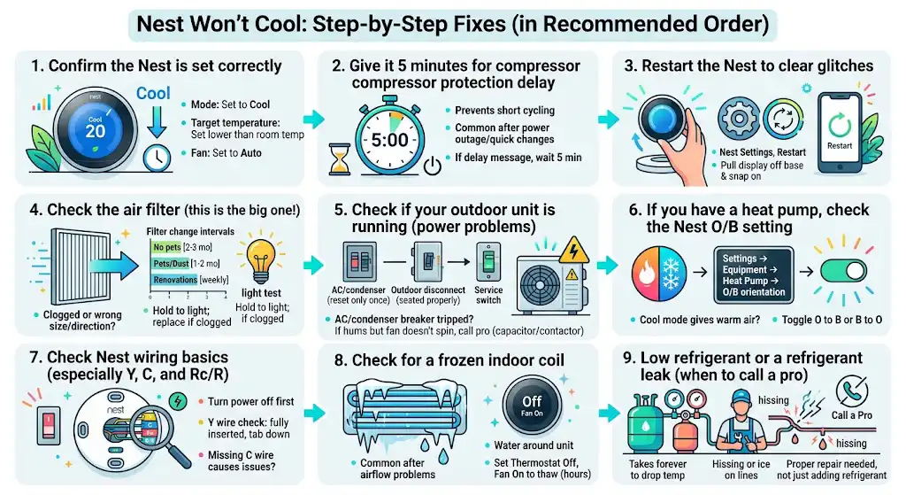 Step by step fixes (in the order I recommend)