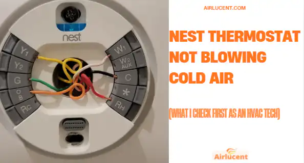 Nest Thermostat Not Blowing Cold Air