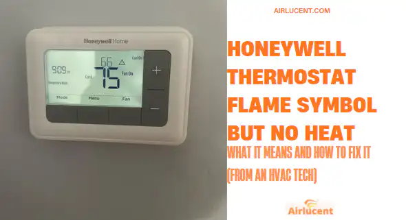 Honeywell Thermostat Flame Symbol but No Heat