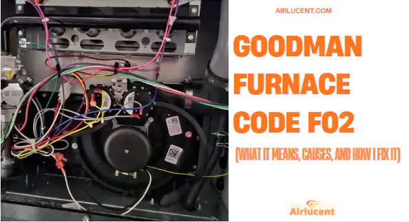 Goodman Furnace Code F02